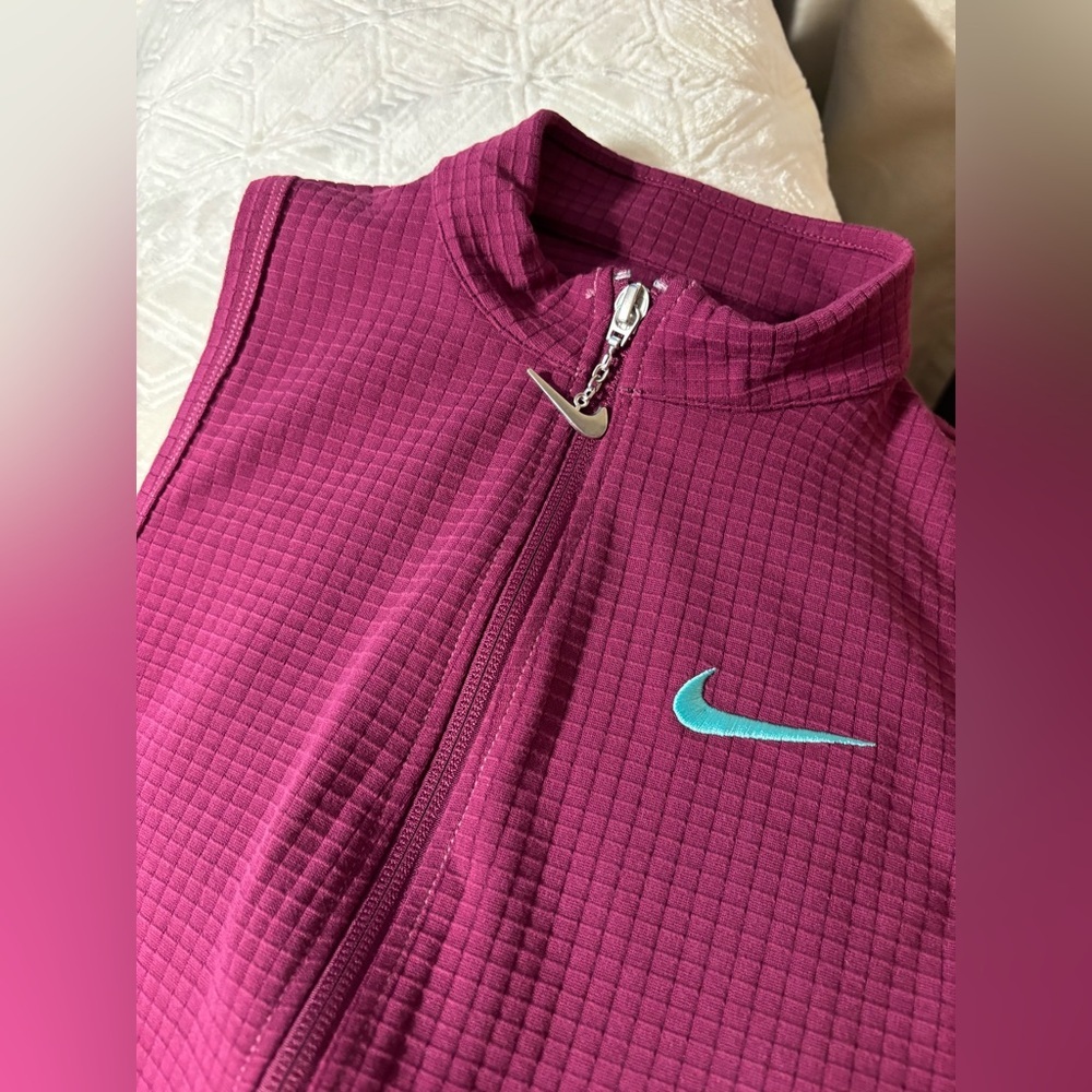 Nike Magenta Textured Vest